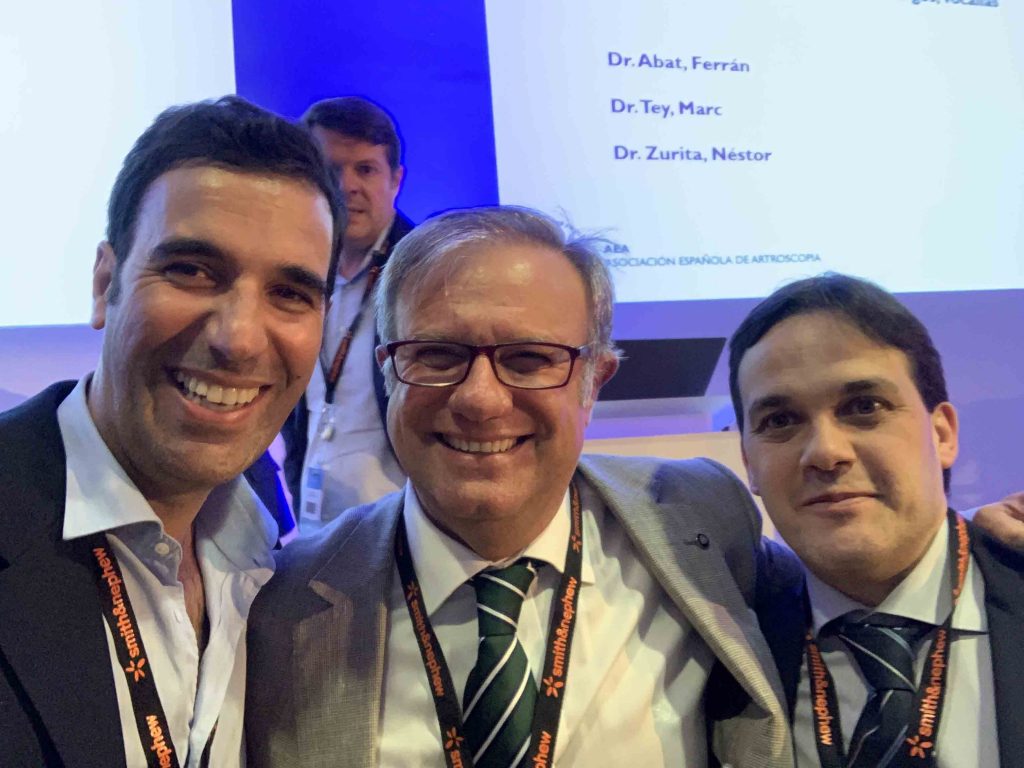 Drs Pedro Bernaldez, Eduardo S Allepuz y Oliver Marin 7º Congreso AEA-SEROD Santander Mayo 2019
