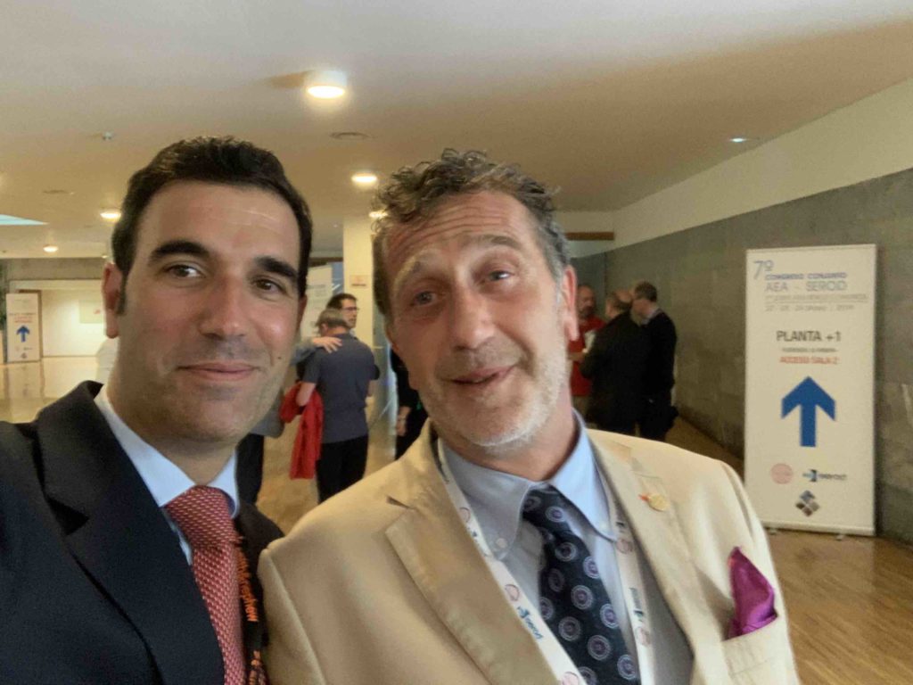 Drs Pedro Bernaldez y Angel Calvo 7º Congreso AEA-SEROD Santander Mayo 2019
