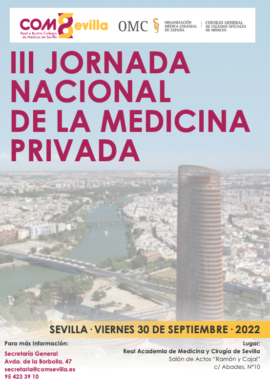 Diptico III JORNADA NACIONAL de la Medicina Privada