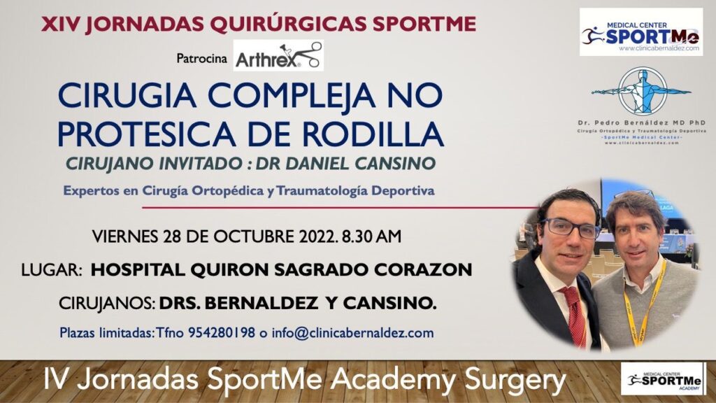 PROGRAMA XIV Jornadas Quirúrgicas SportMe Medical Center Sevilla