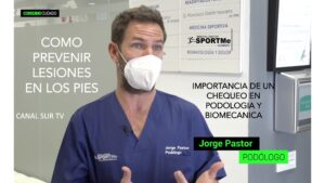Participacion de D Jorge Pastor (Podologo SportMe) TV Consumo Cuidado Como evitar el dolor de pies