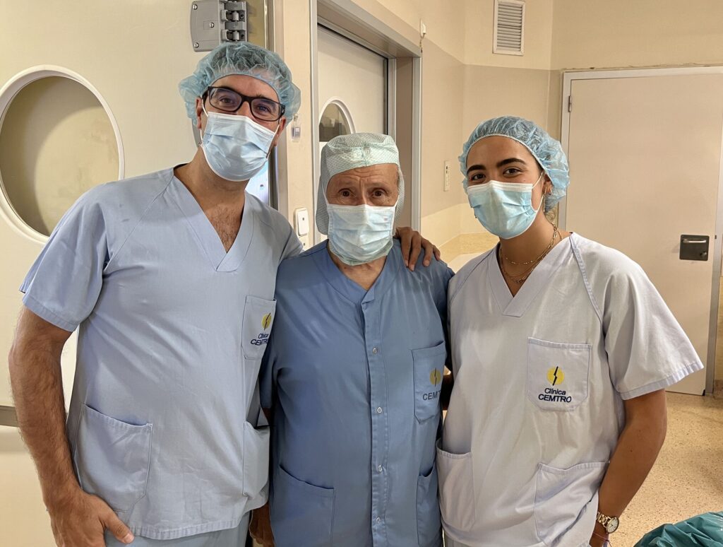 Visita al Dr Pedro Guillén de la Clínica CEMTRO de Drs Bernáldez..