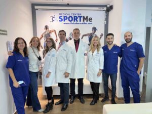 Visita Dr. Luis Gallego Cirujano Ortopédico y Traumatólogo Deportivo con todo el equipo SportMe Academy del Dr Bernáldez